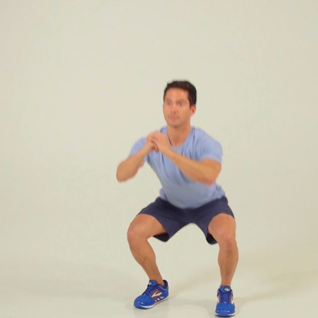 Squats with Leg Kickbacks by Brian Fallon Exercise Howto Skimble