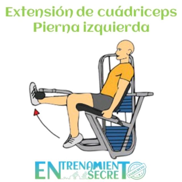 Extensión De Cuádriceps Pierna Izquierda by Jose Carlos M. Ejercicio