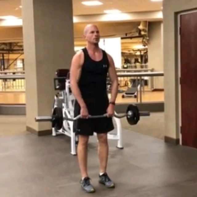 Barbell Upright Row by Francisco Perez Ejercicio Cómo hacerlo Skimble