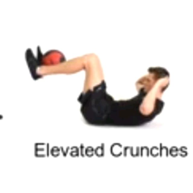 10 Elevated Crunch /10 Toe Touch/ 6 Candlesticks by Chan Y. Exercise