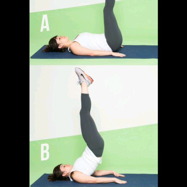 10 Elevated Crunch /10 Toe Touch/ 6 Candlesticks by Chan Y. Exercise