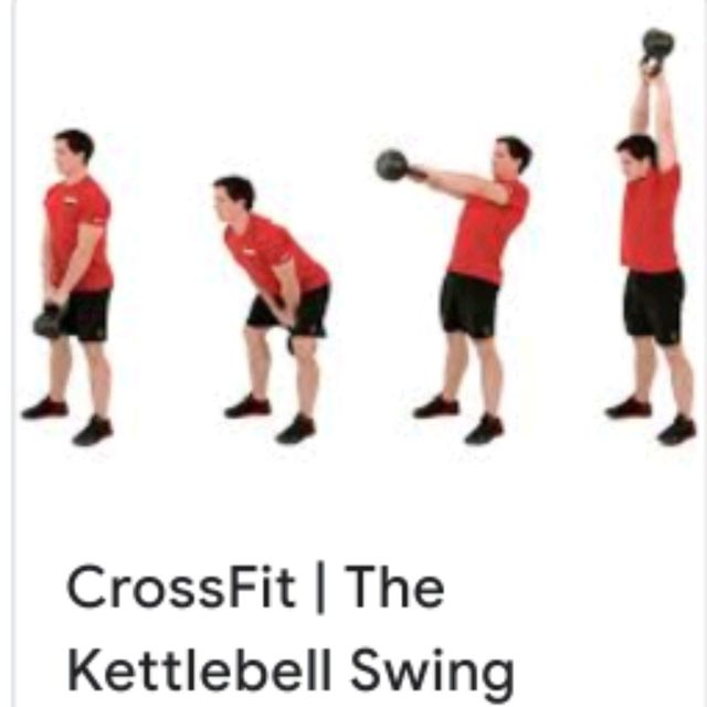 Kettlebell American Swing by Chan Y. Exercise Howto Skimble