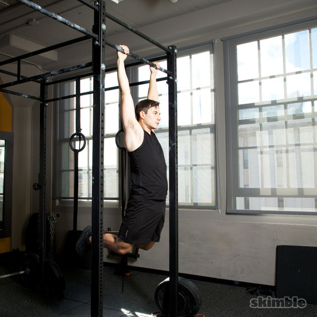 Toes to Bar Exercise Howto Workout Trainer by Skimble