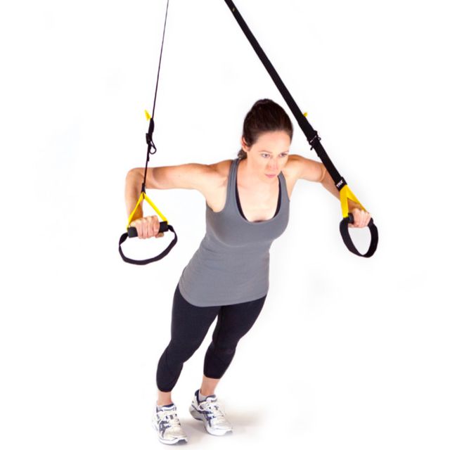 Suspension Chest Press Exercise Howto Workout Trainer by Skimble