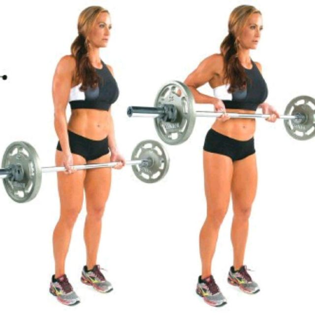 Barbell Drag Curl by Reese Dawson Exercise Howto Skimble