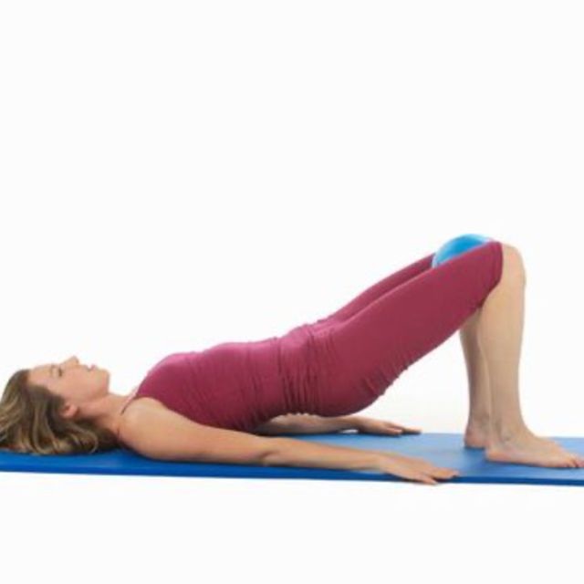 Glute Adduction Bridge by Power(ed) On Purpose Exercise Howto Skimble