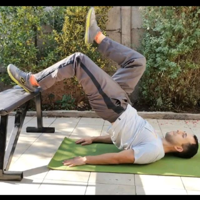 SL Elevated Feet Glute Bridge by Francisco Perez Ejercicio Cómo