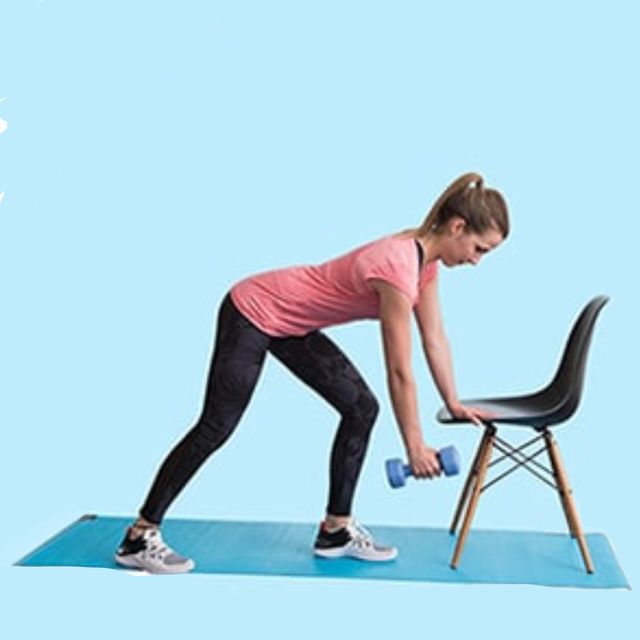 Dumbbell One Arm Row (R) by Ömer Köseoğlu - Exercise How-to - Skimble