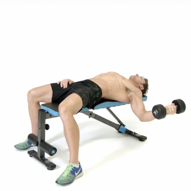 Dumbbell Chest Fly (L) by Ömer Köseoğlu Exercise Howto Skimble