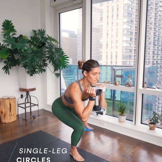 Single Leg Circles Exercise Howto Workout Trainer by Skimble