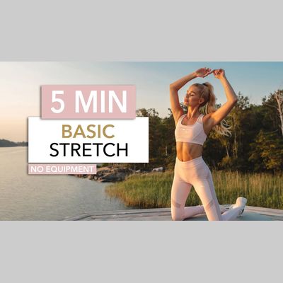 stretching