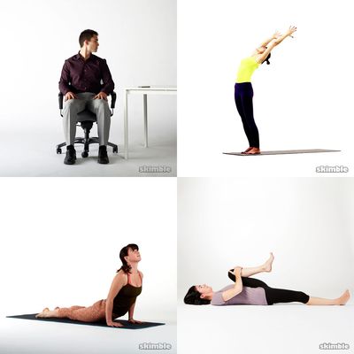 stretching