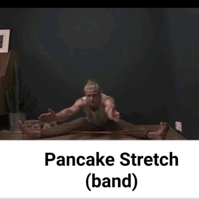 Pancake Stretch(band) Exercise Howto Skimble