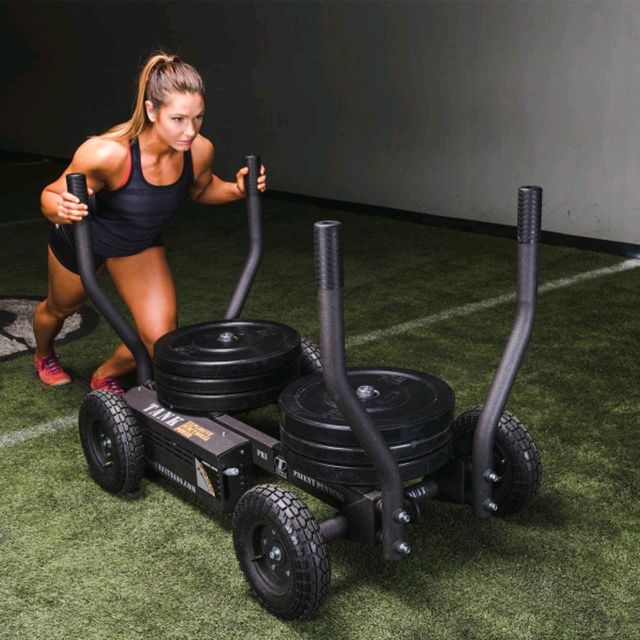 Weight Sled Pull/Pull by Richard Terry Jr Exercise Howto Skimble