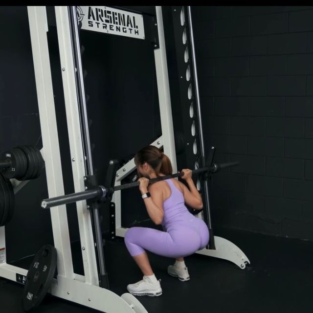Smith Machine Glute Squat by Quiana T. Exercise Howto Skimble