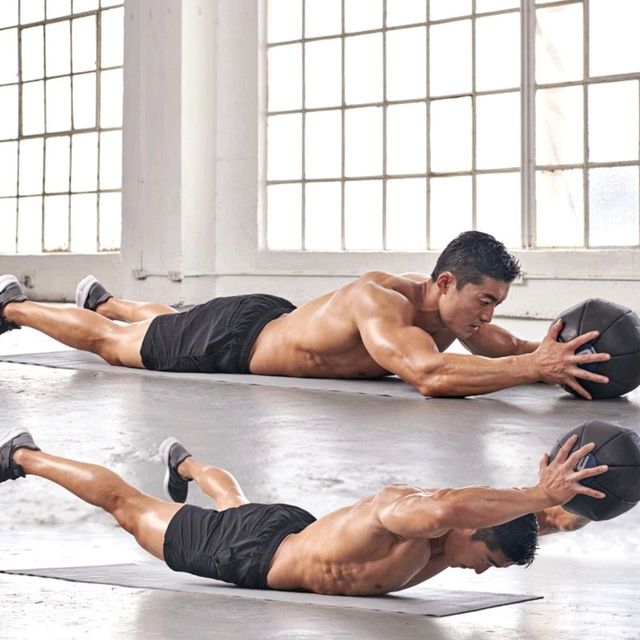 Weight Medicine Ball Supermans by Craig C. Exercise Howto Skimble