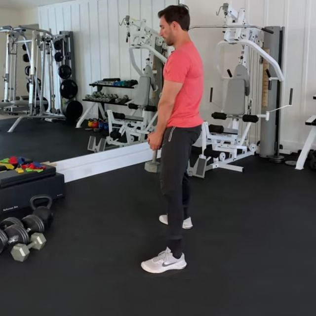 Dumbbell Sumo Deadlift Exercise Howto Workout Trainer by Skimble