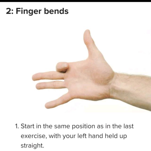 Finger Bends by Sharmil Mckee Exercise Howto Skimble