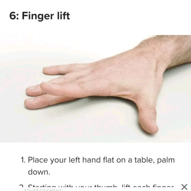 Finger Lift by Sharmil Mckee Exercise Howto Skimble
