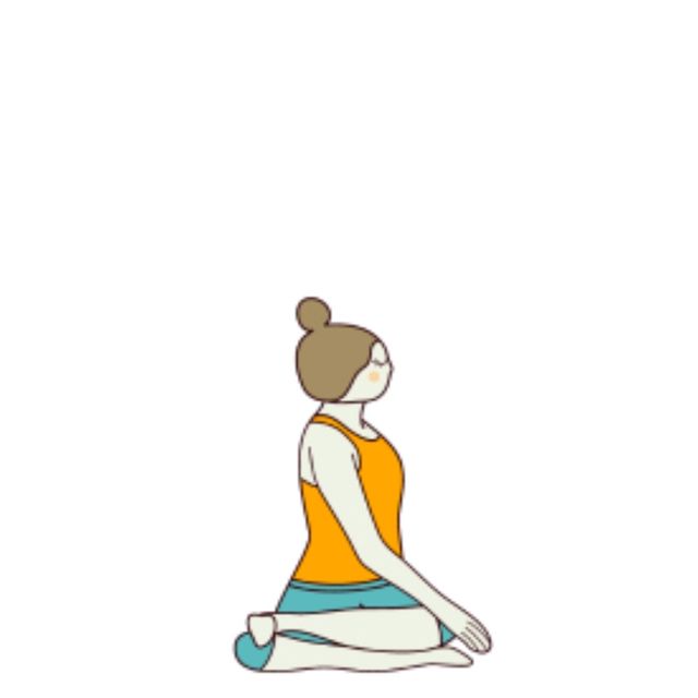 Half Lotus Twist Both Sides by 𝔻𝕖𝕤𝕖𝕣𝕥 𝔽𝕠𝕩🦊 🌟 Exercise Howto Skimble