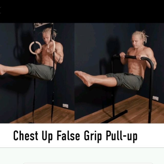 Chest up False Grip Pull Up by Alex 🌊. Exercise Howto Skimble