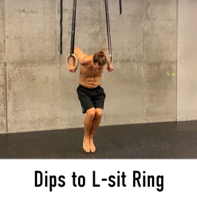 Ring Dips To Lsit by Alex 🌊. Exercise Howto Skimble