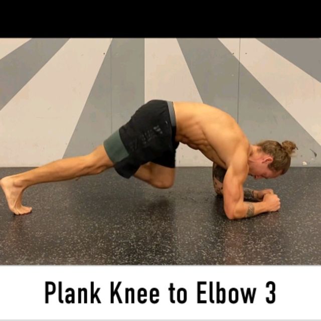 Plank Knee To Elbow by Alex 🌊. Exercise Howto Skimble
