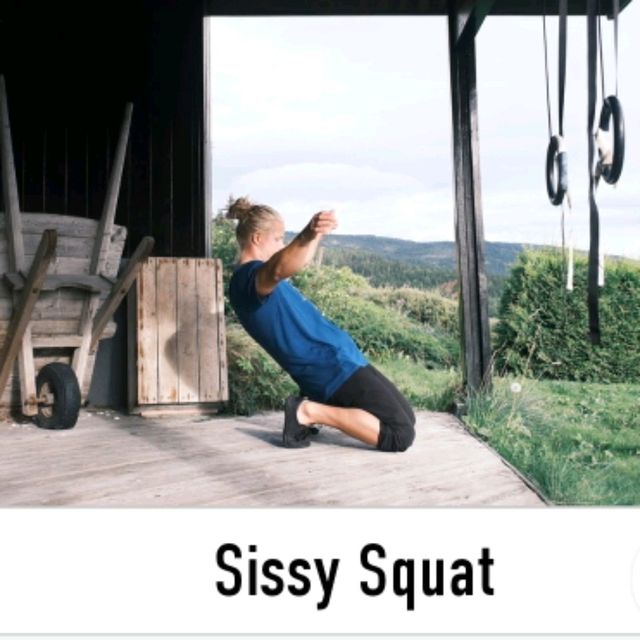 Sissy Squat by Alex 🌊. Exercise Howto Skimble