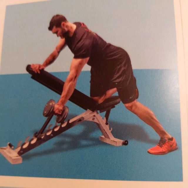 Incline Reverse Oneare Arc Row by Jim B. Exercise Howto Skimble