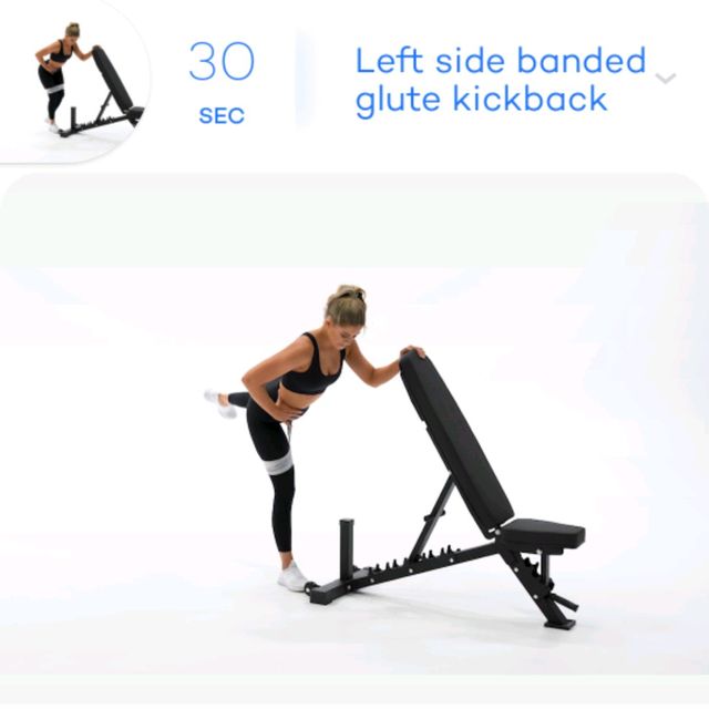 Banded Glute Kickback от Manuela B. - Как делать упражнения - Skimble