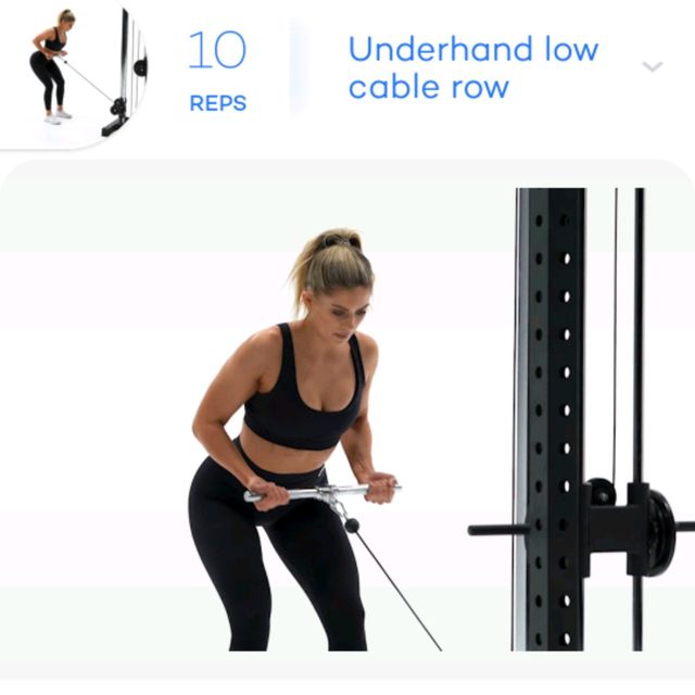 Cable Row Underhand by Manuela B. Exercise Howto Skimble