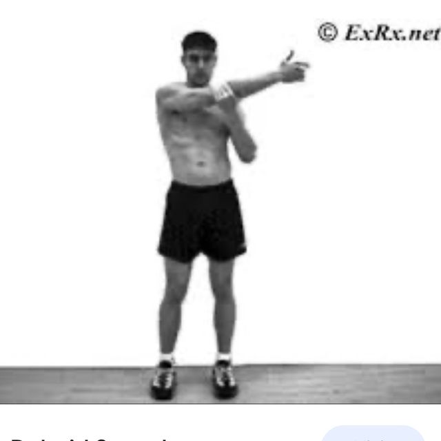 Static Rear Delt Stretch by Sonya G. Exercise Howto Skimble