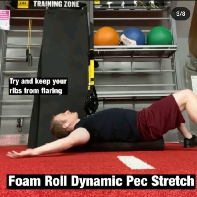Foam Roller Pec Stretch by Rajeswari D. Exercise Howto Skimble