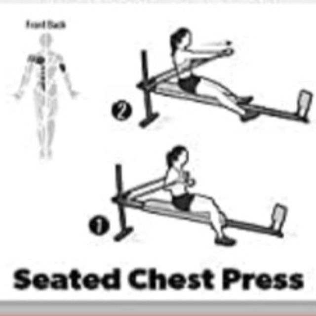 Seated Chest Press by Martin Gilbert Exercise Howto Skimble