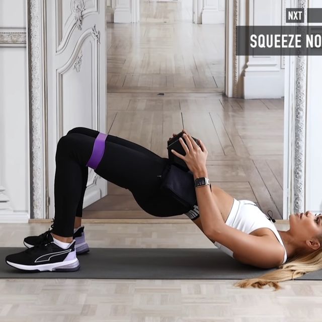 Glute Bridge (Squeeze nonstop) by Vera Maxakova Exercise Howto