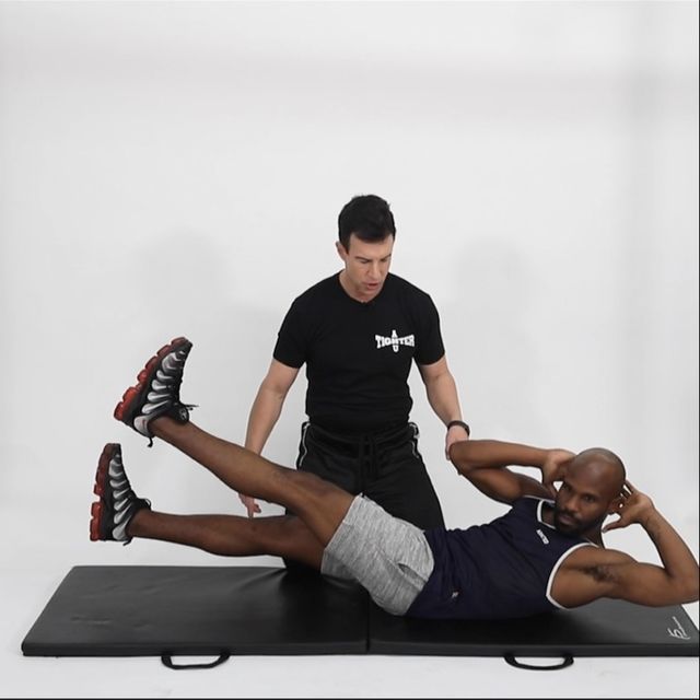 Scissor Crunches by Vera Maxakova Exercise Howto Skimble