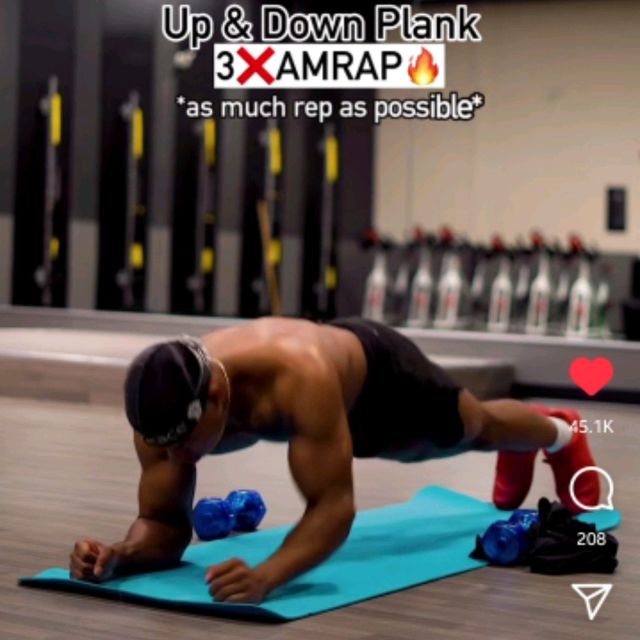 Up And Down Plank by Martel Berry - Exercise How-to - Skimble