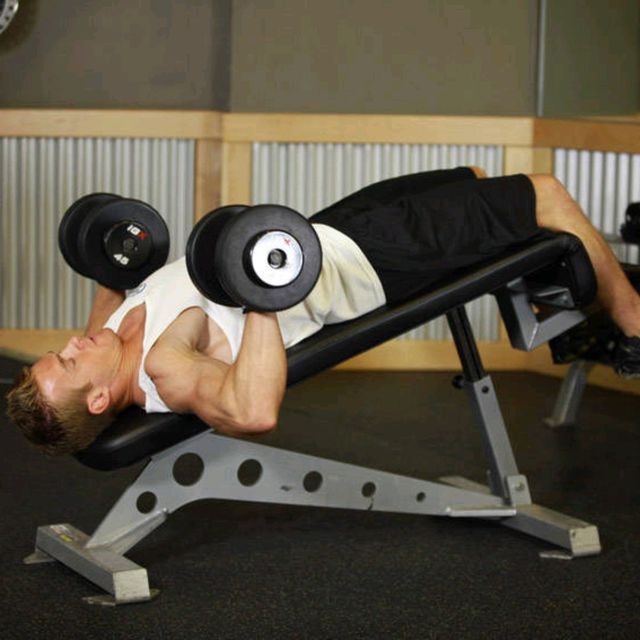 Decline Dumbbell Bench by Martel Berry - Exercise How-to - Skimble