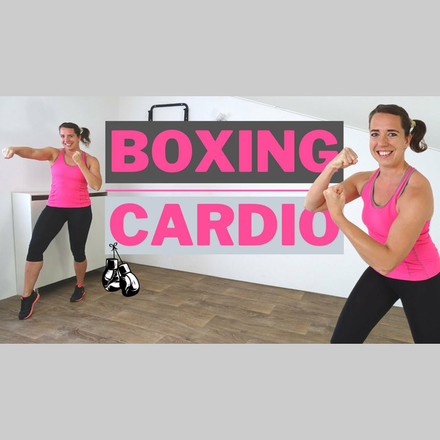 30 Min CARDIO BOXING Workout at Home FAT BURNING Exercises No