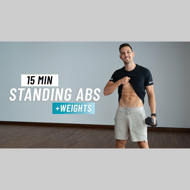 15 Min Standing Abs Workout with Weights - Free Ab & Core Workout - Skimble
