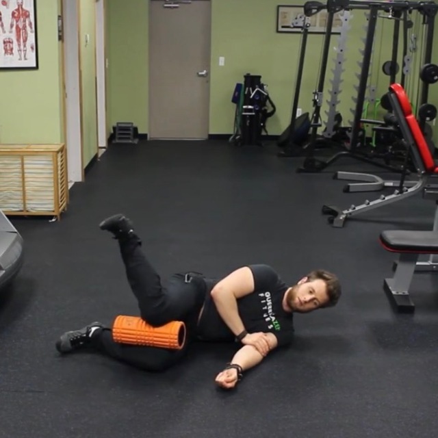Foam Roller Hip Internal Rotation by Andrew Richard Exercise Howto Skimble