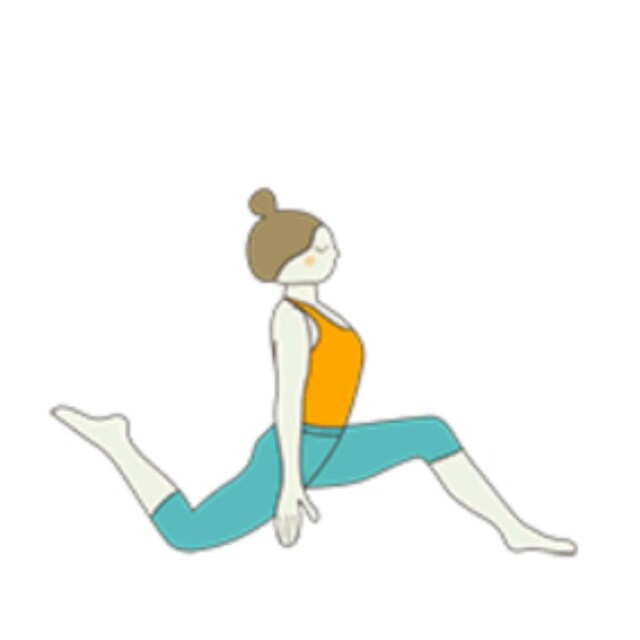 Monkey Split Variation Right Hanumanasana by 𝔻𝕖𝕤𝕖𝕣𝕥 𝔽𝕠𝕩🦊 🌟. - Exercise ...