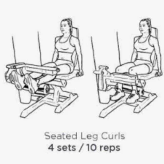 Seated Leg Curls by Caroline Wambani Exercise Howto Skimble