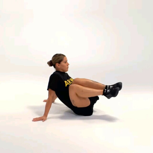 Leg Tuck & Twist by Rebecca Scalies Exercise Howto Skimble