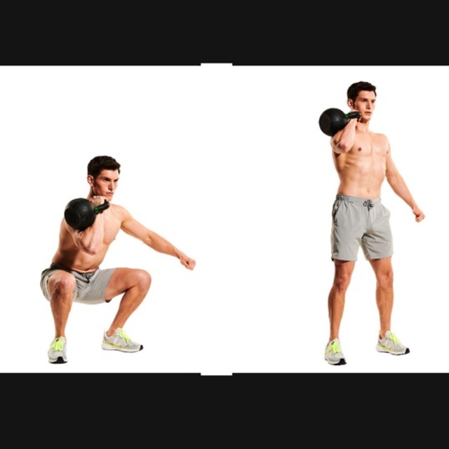 Right Sided Kettlebell Front Squat by Elliott Konieczka Exercise How