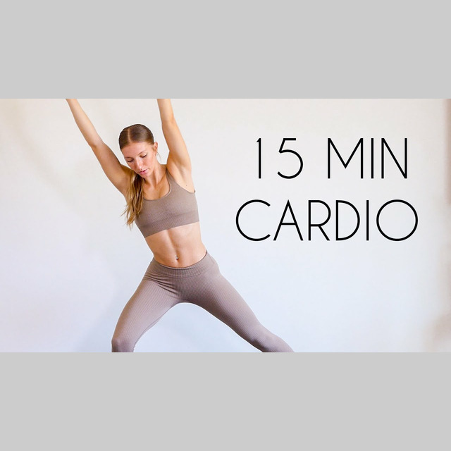 15 MIN BEGINNER CARDIO Workout (At Home No Equipment) - Free Full Body ...