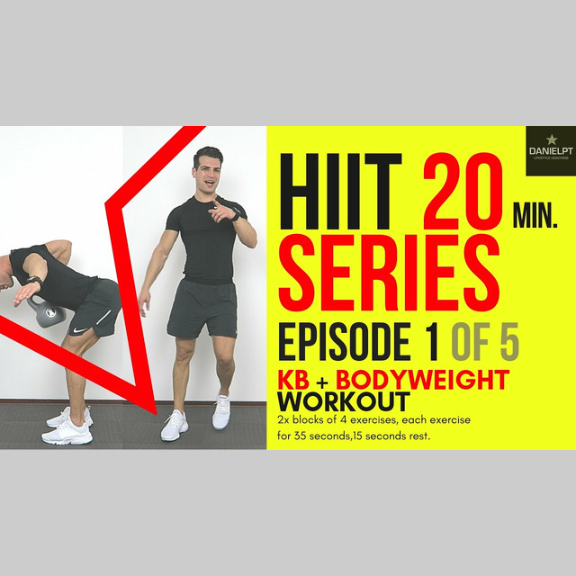 Hiit Workout Body Weight Kettle Bell 20 Minute Hiit Cardio Kettle