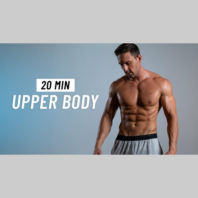 20 Min UPPER BODY Workout With Dumbbells (Build Muscle & Strength ...