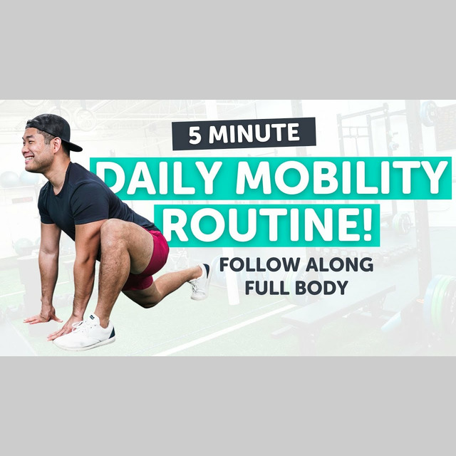 5 Minute Daily Mobility Routine! | Follow Along | Full Body - Free Full ...