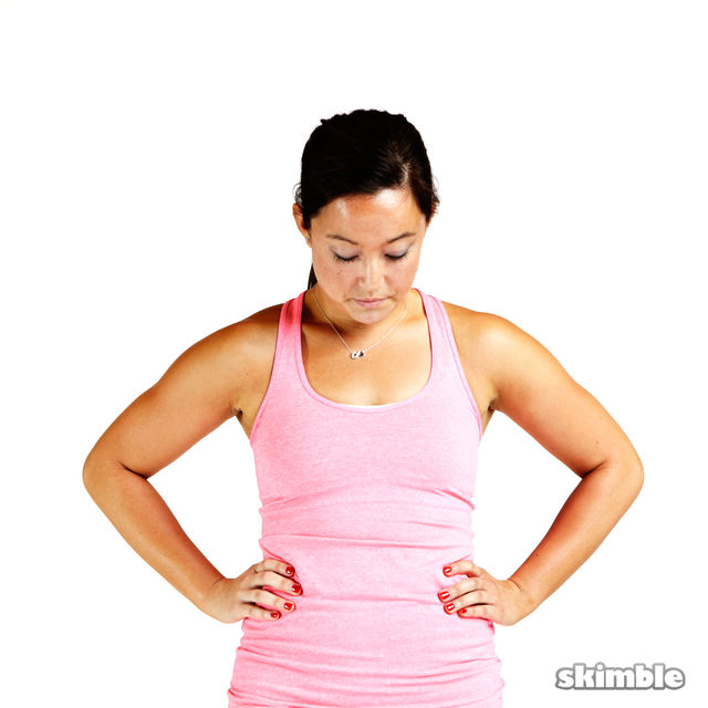 Clockwise Neck Rolls Exercise Howto Workout Trainer by Skimble